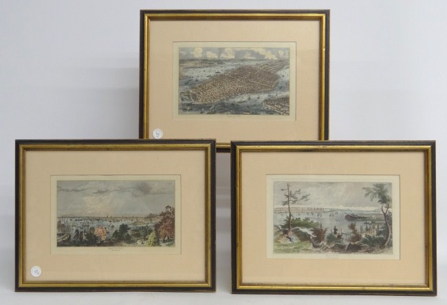 Lot three N.Y.C. prints including
