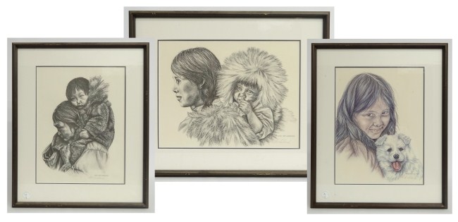 Lot three signed ''Patti