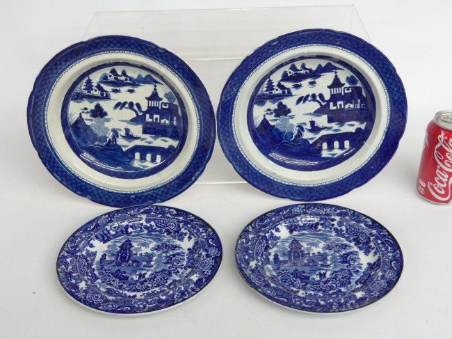 Lot two 19th c. 10'' ironstone