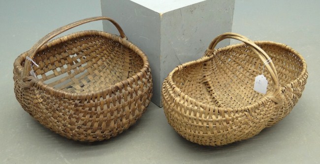 Lot two 19th c. baskets.