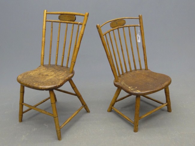 Lot two 19th c. chairs.