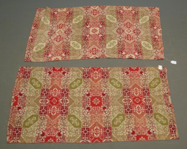 Lot two early coverlets.