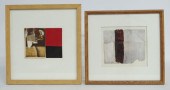Lot two mixed media pcs. both