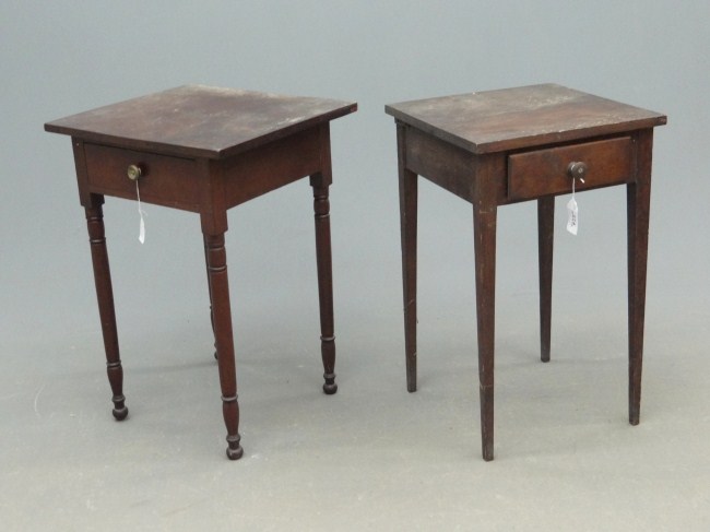 Lot two side tables including