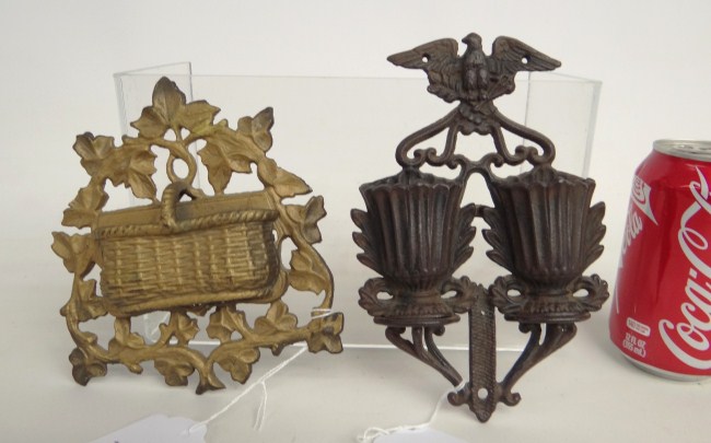 Lot two Victorian iron