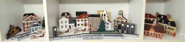Lot various painted Christmas
