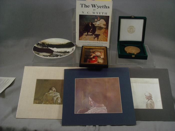 Lot Wyeth family ephemera, BRM NC