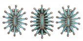 LOT) ZUNI TURQUOISE PETIT POIN