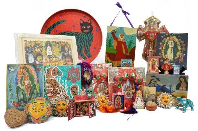 (LOT)COLLECTION: MEXICAN FOLK ART