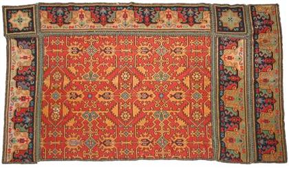 'Lotto' Oushak design small carpet
