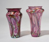 LOTTON VASESTwo art glass vase