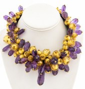 LOTUS ARTS DE VIVRE 18K AMETHY
