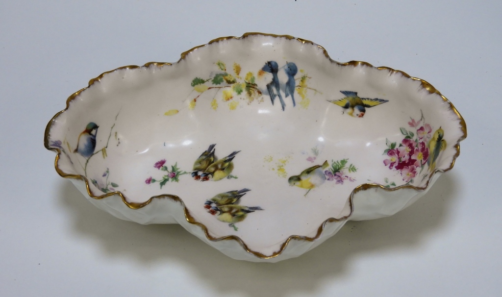 LOTUS WARE AVIAN FLORAL PORCELAIN