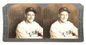 LOU GEHRIG KEYSTONE STEREOVIEW