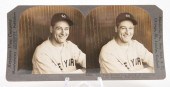 LOU GEHRIG STEREOVIEW CARDThe