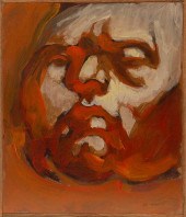 LOU MARAK 1970 ACRYLIC ON MASO