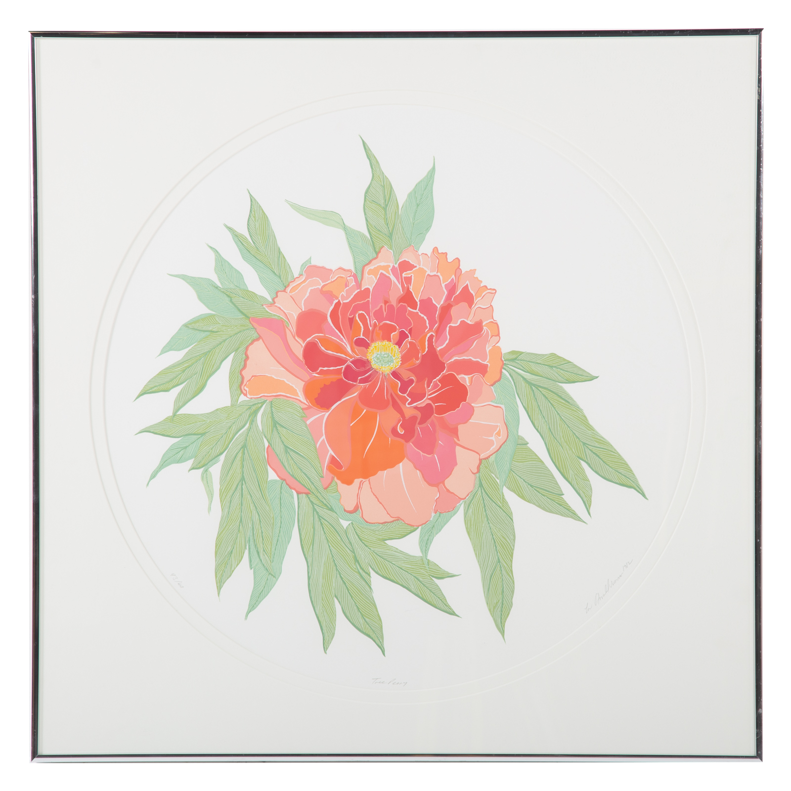 LOU STOVALL. "TREE PEONY,"