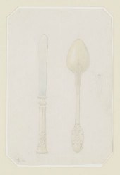 LOUIS BACHELET, KNIFE & SPOON,