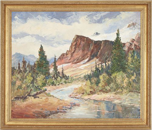 LOUIS BONSIB O/C LANDSCAPE