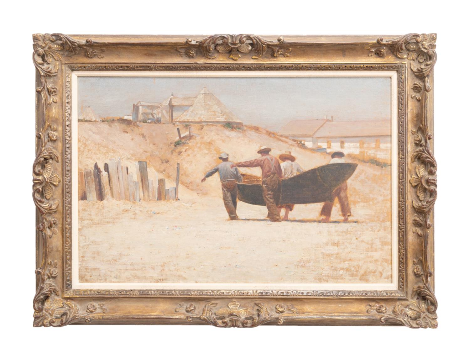 LOUIS C. TIFFANY "CARRYING THE BOAT