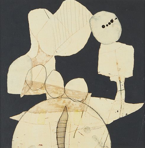 LOUIS CATUSCO "SP-1" MIXED MEDIA ON