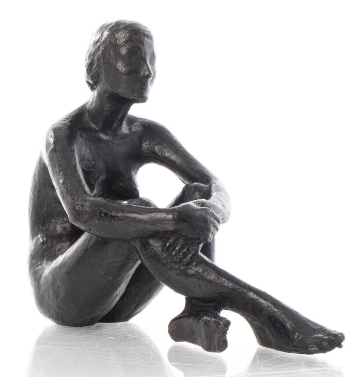 LOUIS DERBRE "SEATED WOMAN"