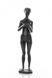 LOUIS DERBRE "STANDING WOMAN"