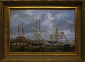 LOUIS DODD OIL ON PANEL "AMERI