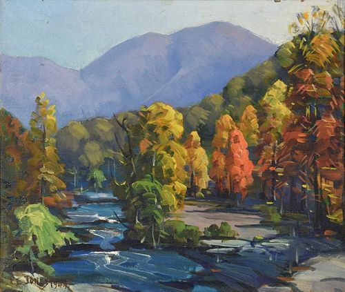LOUIS E. JONES OIL ON BOARD,