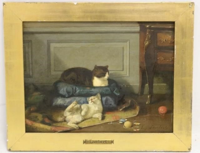 LOUIS EUGENE LAMBERT (1825-1900,
