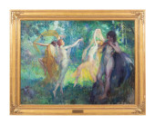 LOUIS F. BERNEKER, 'PAN WITH W