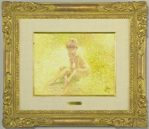 LOUIS FABIEN OIL ON CANVAS