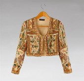 Louis Feraud cropped beaded ja