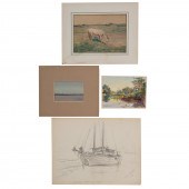 LOUIS FEUCHTER. FOUR ASSORTED