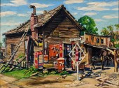 LOUIS FREUND (1905-1999) OIL O