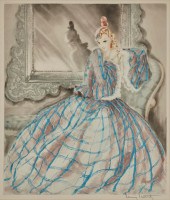 LOUIS ICART (1888-1950), "GIRL