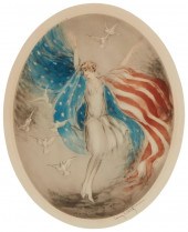 LOUIS ICART (1888-1950), "MISS