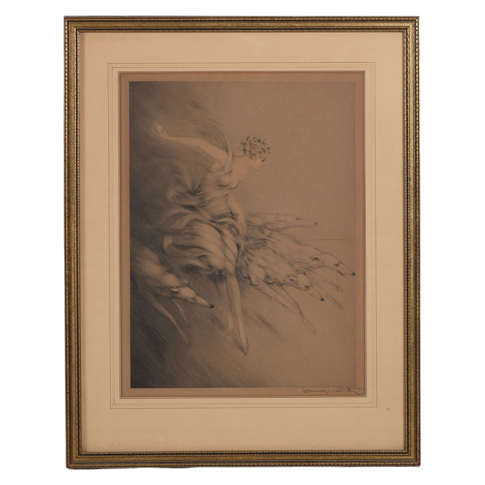 LOUIS ICART 1888-1950 ZEST DRYPOINT