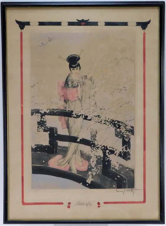 LOUIS ICART ART DECO MADAME