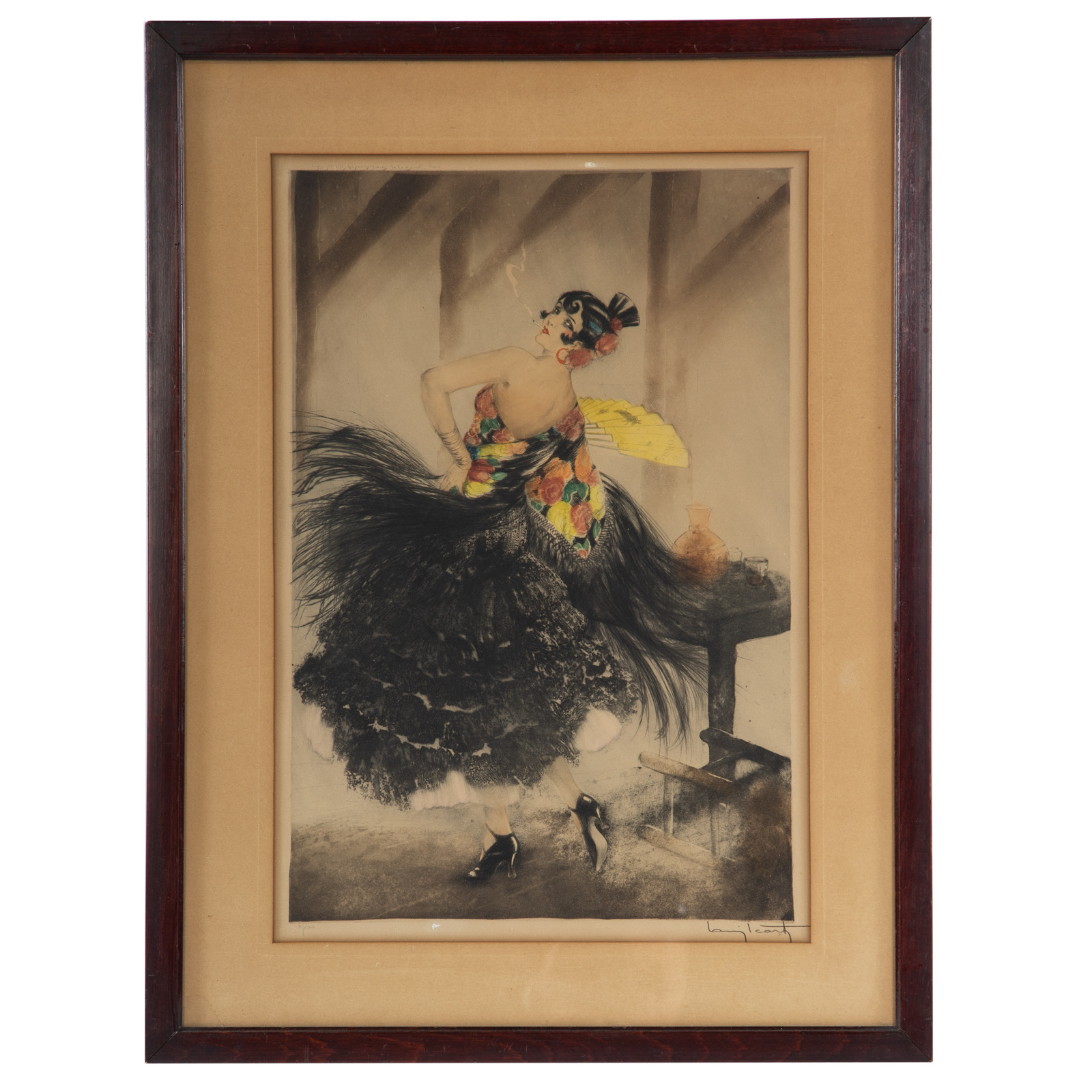 LOUIS ICART. "CARMEN," ETCHING &