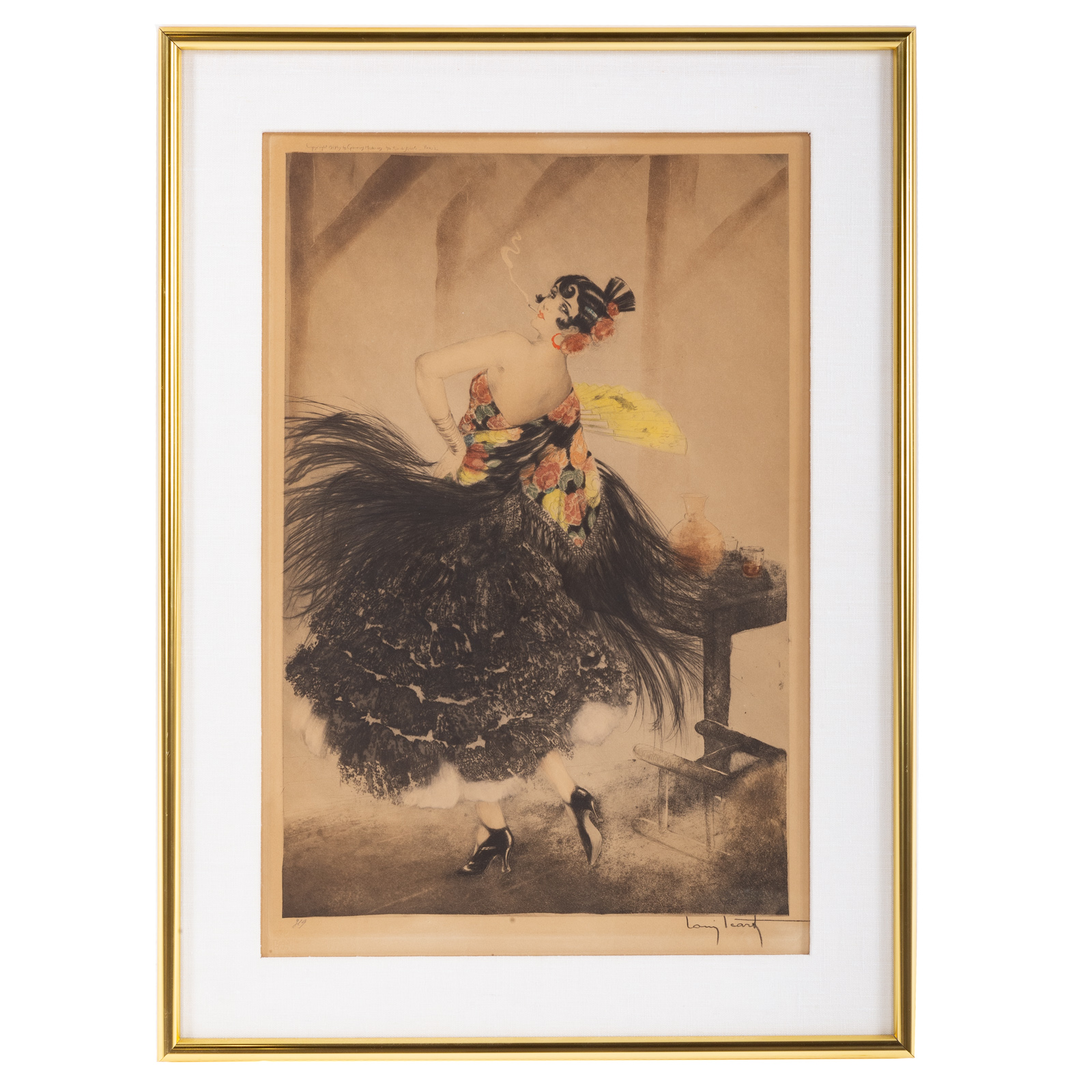 LOUIS ICART. "CARMEN," ETCHING