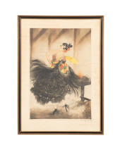 LOUIS ICART 'CARMEN FLAMENCO'