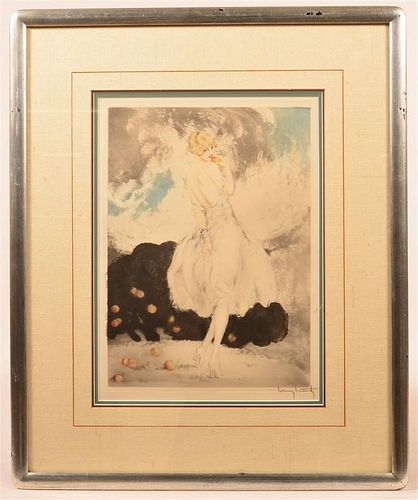 LOUIS ICART COLOR ETCHING