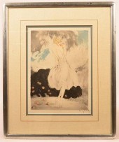 LOUIS ICART COLOR ETCHING "FOR
