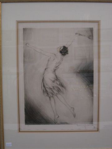 Louis Icart Drypoint Etching