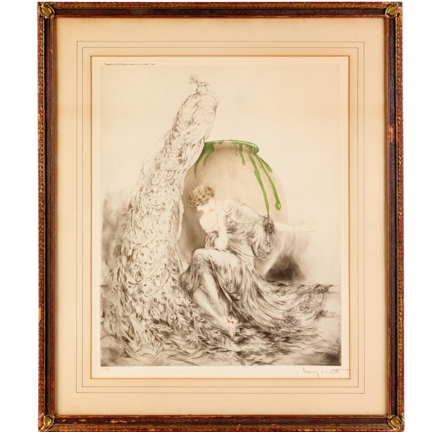 LOUIS ICART, ETCHING, 1925 Louis