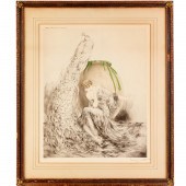 LOUIS ICART, ETCHING, 1925 Lou