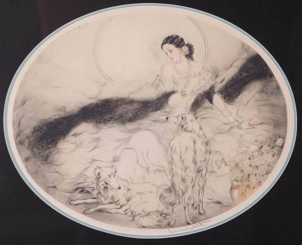 LOUIS ICART ETCHING AND