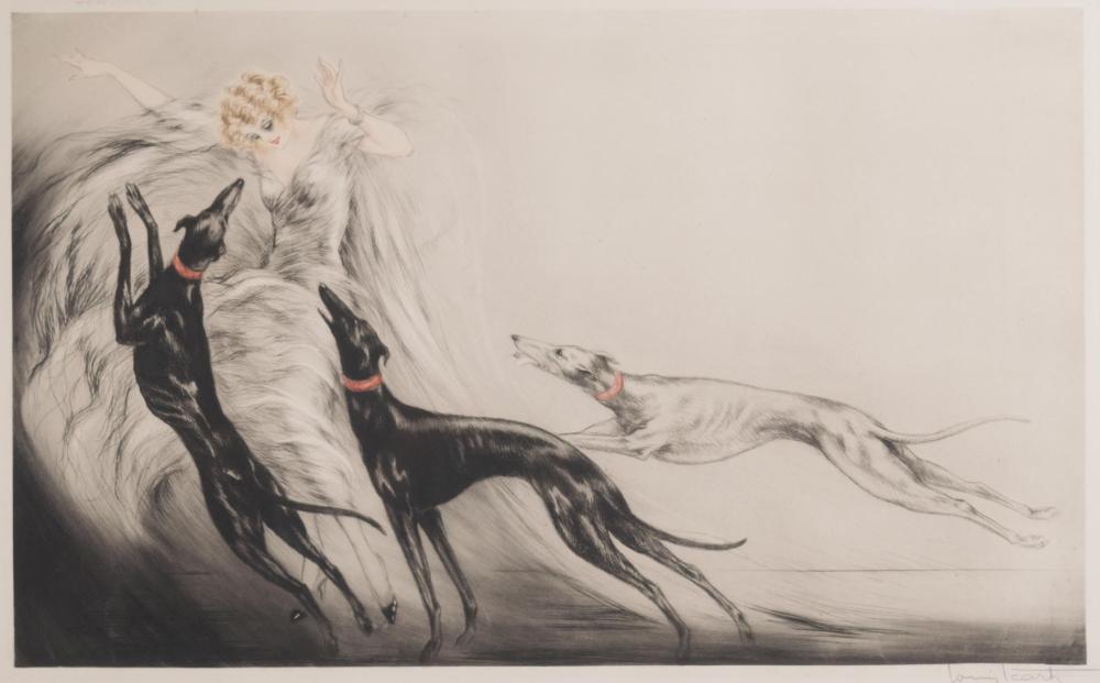 LOUIS ICART ETCHING AND
