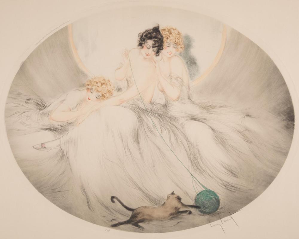 LOUIS ICART ETCHING AND